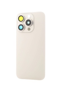 Capac Baterie iPhone 15 Pro, Natural Titanium - squaregsm.ro