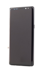 LCD Samsung Galaxy Note 8, N950, Negru + Rama, [OLED] - pentru înlocuirea ecranului, compatibil cu Samsung, disponibil pe thenx.net