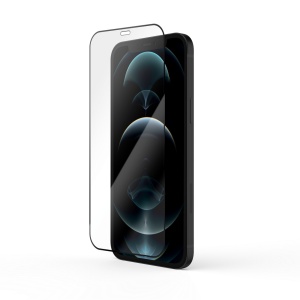 Folie iPhone 12 Pro Max, Full Frame Tempered Glass Vetter GO, Negru, disponibil pe thenx.net