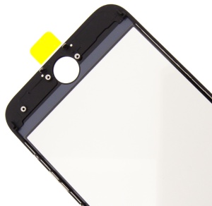 Geam Sticla + OCA iPhone 8 + Rama + Polarizator, Negru, disponibil pe thenx.net
