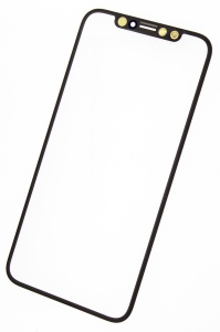 Geam Sticla + OCA iPhone X, Xs, Negru, disponibil pe thenx.net