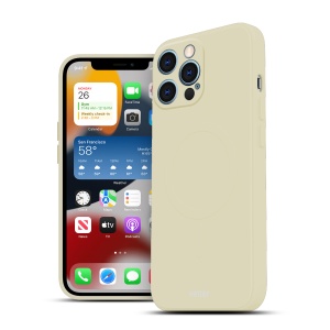Husa iPhone 12 Pro Max Soft Pro Ultra, Compatibil MagSafe, Milky Alb, disponibil pe thenx.net