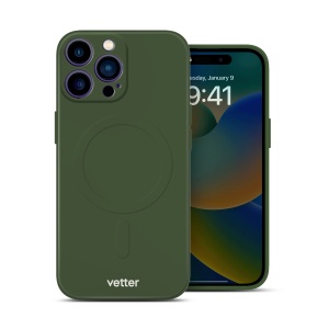 Husa iPhone 14 Pro, Soft Pro Ultra, Compatibil MagSafe, Midnight Green, disponibil pe thenx.net