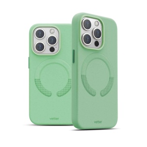 Husa iPhone 15 Pro Max, Clip-On Vegan Leather, Compatibil MagSafe, ice Sea Blue, disponibil pe thenx.net