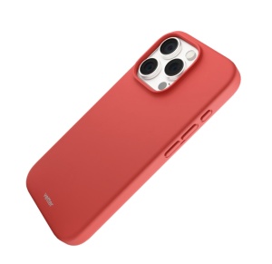 Husa iPhone 16 Pro, Clip-On Soft Touch Silk Series MagSafe Compatible, Red - thenx.net_2