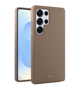 Husa Samsung Galaxy S25 Ultra Clip-On Soft Touch Silk Series Mag Safe Compatible, Titanium Brown