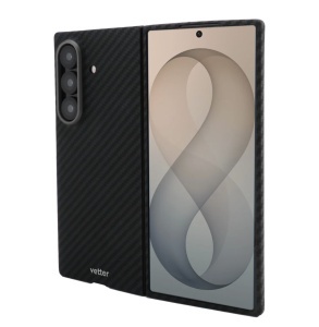 Husa Samsung Galaxy Z Fold8 Ultra, Clip-On, made from Aramid Fiber, Kevlar, Black - squaregsm.ro