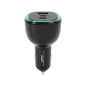 Incarcator turbo165, Super Fast Car Charger, 2 x USB-C PC3.1, 1xUSB-A QC3, 165W - Img 5