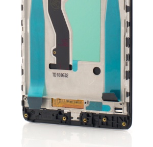LCD Lenovo K8 Note, Negru +Rama - pentru înlocuirea ecranului,  disponibil pe thenx.net