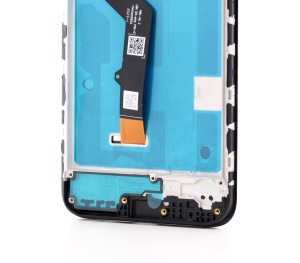 LCD Motorola Moto G9 Play, Negru + Rama - pentru înlocuirea ecranului,  disponibil pe thenx.net