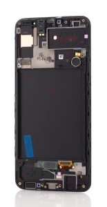 LCD Samsung Galaxy A30s, A307F, Negru, Service Pack GH82-21190A