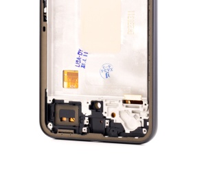 LCD Samsung Galaxy A34, A346, Negru + Rama, [OLED], Small Glass - pentru înlocuirea ecranului, compatibil cu Samsung, disponibil pe thenx.net