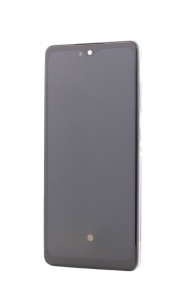 LCD Samsung Galaxy A52, A525 + Rama, [OLED], Small Glass, Negru - squaregsm.ro