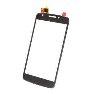 Touchscreen Motorola E4 XT1765, Negru, NO Home Buton - pentru repararea funcției tactile,  disponibil pe thenx.net