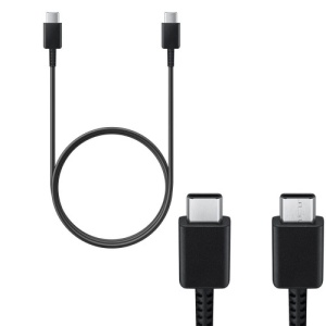 Cablu Samsung EP-DA705BBE, USB-C to USB-C, Negru OEM
