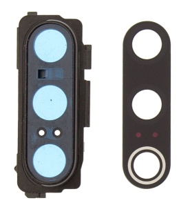 Geam Camera Xiaomi Mi 9, Negru + Rama, Swap Grad B