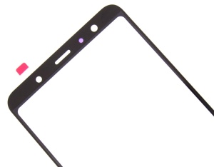 Geam Sticla + OCA Samsung Galaxy A7 (2018) A750, Negru, compatibil cu Samsung, disponibil pe thenx.net