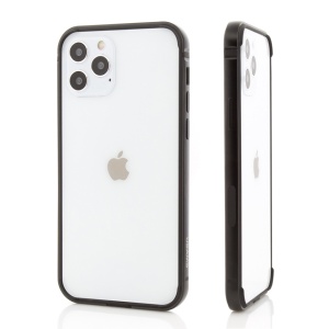 Husa iPhone 12 Pro Max, Fellwell Series, US-BH635, USAMS, Aluminium Alloy + TPU Bumper Case, Negru