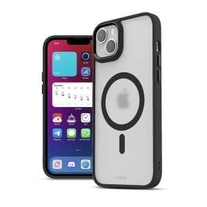 Husa iPhone 13, Clip-On Hybrid, Matt, Compatibil MagSafe, Negru, disponibil pe thenx.net
