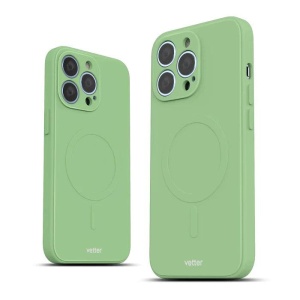 Husa iPhone 13 Pro Max Soft Pro Ultra, Compatibil MagSafe, Mint Green - Img 6