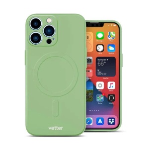 Husa iPhone 13 Pro Max Soft Pro Ultra, Compatibil MagSafe, Mint Green - Img 8
