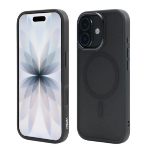 Husa iPhone 17, Clip-On Hybrid, Matt, MagSafe Compatible, Black - squaregsm.ro
