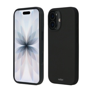 Husa iPhone 17, Clip-On Soft Touch Silk Series MagSafe Compatible, Black - thenx.net