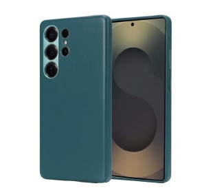 Husa Samsung Galaxy S25 Ultra, leatherUP Class, Refined Touch, MagSafe Compatible, Blue - thenx.net