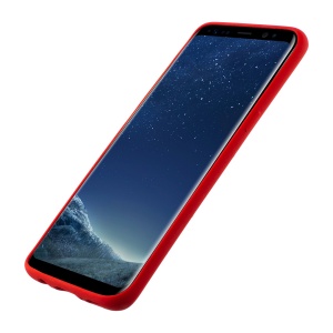 Husa Samsung Galaxy S8 Plus, Clip-On Soft Touch Silk Series, Rosu, compatibil cu Samsung, disponibil pe thenx.net