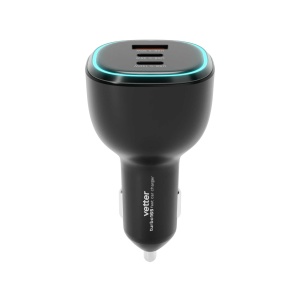 Incarcator turbo165, Super Fast Car Charger, 2 x USB-C PC3.1, 1xUSB-A QC3, 165W, disponibil pe thenx.net