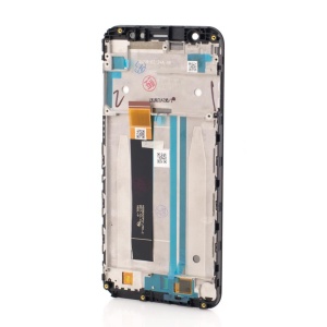 LCD Asus Zenfone Max (M1) ZB555KL, Negru Complet + Rama