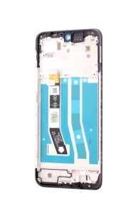 LCD Motorola Moto G55 + Rama, Negru, OEM Service Pack, 5D68C28432 - squaregsm.ro_1