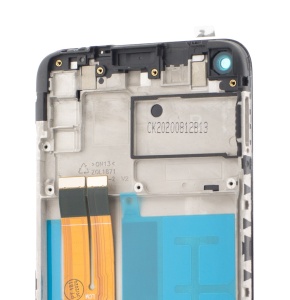 LCD Samsung Galaxy A11, A115F, Negru + Rama - pentru înlocuirea ecranului, compatibil cu Samsung, disponibil pe thenx.net