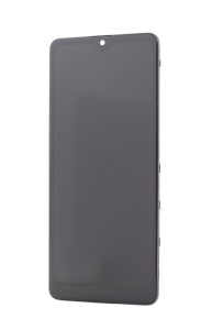 LCD Samsung Galaxy A41, A415, Negru + Rama, Incell, Small Glass