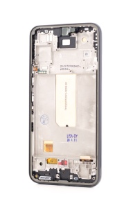 LCD Samsung Galaxy A54, A546, Negru + Rama, [OLED], Small Glass - pentru înlocuirea ecranului, compatibil cu Samsung, disponibil pe thenx.net