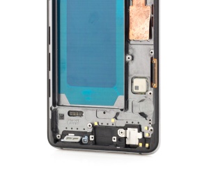 LCD Samsung Galaxy S10, G973, Negru + Rama, Swap - pentru înlocuirea ecranului, compatibil cu Samsung, disponibil pe thenx.net