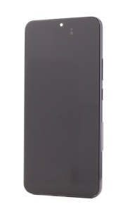 LCD Samsung Galaxy S22+ 5G, S906, Negru + Rama, [OLED]