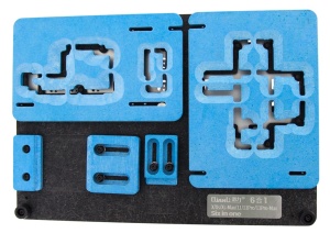 Qianli 6in1 Motherboard Fixture for iPhone X, XS, XS Max, 11, 11 Pro, 11 Pro Max, disponibil pe thenx.net