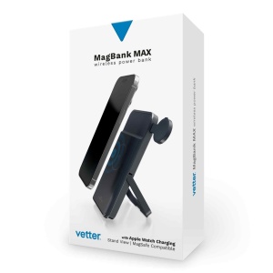Acumulator extern, MagBank Max, 3 in 1 MagSafe compatible Power Bank, with Apple Watch Charging Pad, disponibil pe thenx.net