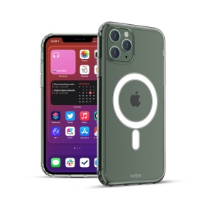 Husa iPhone 11 Pro, Compatibil MagSafe, Soft Pro, Transparent, disponibil pe thenx.net