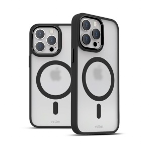 Husa iPhone 13 Pro Max, Clip-On Hybrid, Matt, Compatibil MagSafe, Negru - Img 6