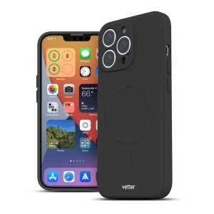 Husa iPhone 13 Pro Max Soft Pro Ultra, Compatibil MagSafe, Negru, disponibil pe thenx.net