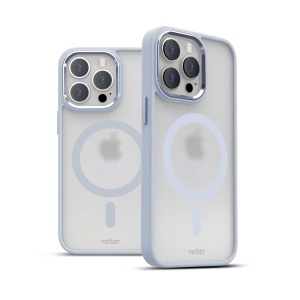 Husa iPhone 14 Pro, Clip-On Hybrid, Matt, Compatibil MagSafe, Royal Blue, disponibil pe thenx.net