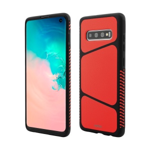 Husa Samsung Galaxy S10, Smart Case, Anti-Shock, Combo Series, Rosu, compatibil cu Samsung, disponibil pe thenx.net
