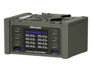 Incarcator Ultra Rapid Mechanic V-Power 8, 8 Porturi USB