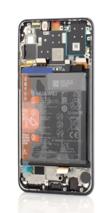 LCD Huawei P30 Lite New Edition (2020), Negru, 48 MP, Service Pack 02353FPX - Img 1