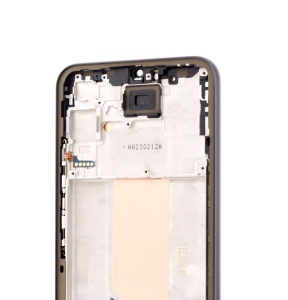 LCD Samsung Galaxy A34, A346, Negru + Rama, [OLED], Small Glass - pentru înlocuirea ecranului, compatibil cu Samsung, disponibil pe thenx.net