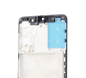 LCD Samsung Galaxy A41, A415, Negru + Rama, Incell, Small Glass - pentru înlocuirea ecranului, compatibil cu Samsung, disponibil pe thenx.net