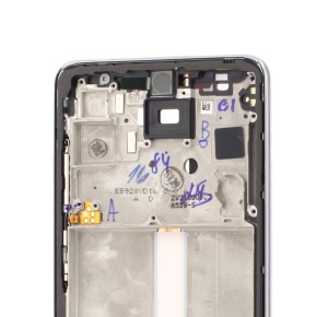 LCD Samsung Galaxy A52s A528, Negru, Service Pack - Img 3