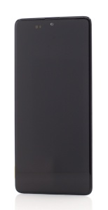 LCD Samsung Galaxy A71, A715F, Negru, Service Pack GH82-22152A - Img 2